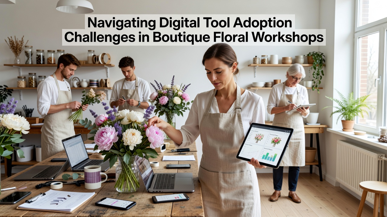 Navigating Digital Tool Adoption Challenges in Boutique Floral Workshops
